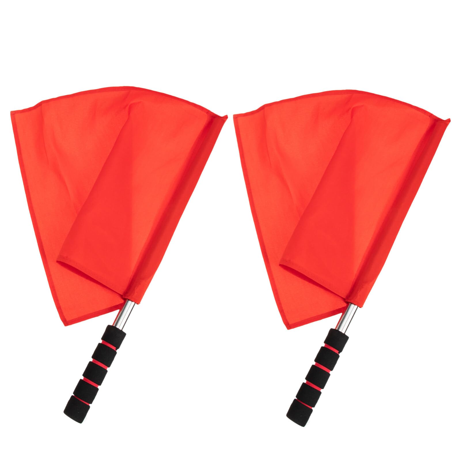 BESPORTBLE Flag Pole Safety Flags Conducting for Racing Referee Traffic Conducting Use