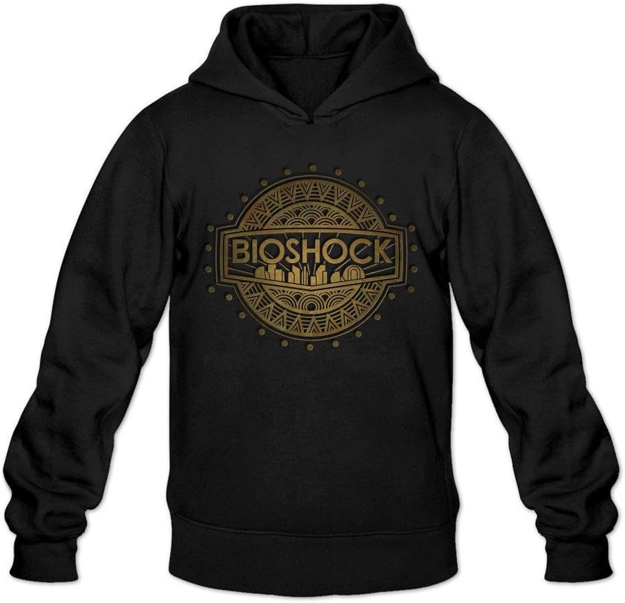 Custom Men's Bioshock Logo Printed Sweatshirt Pullover Hoodie