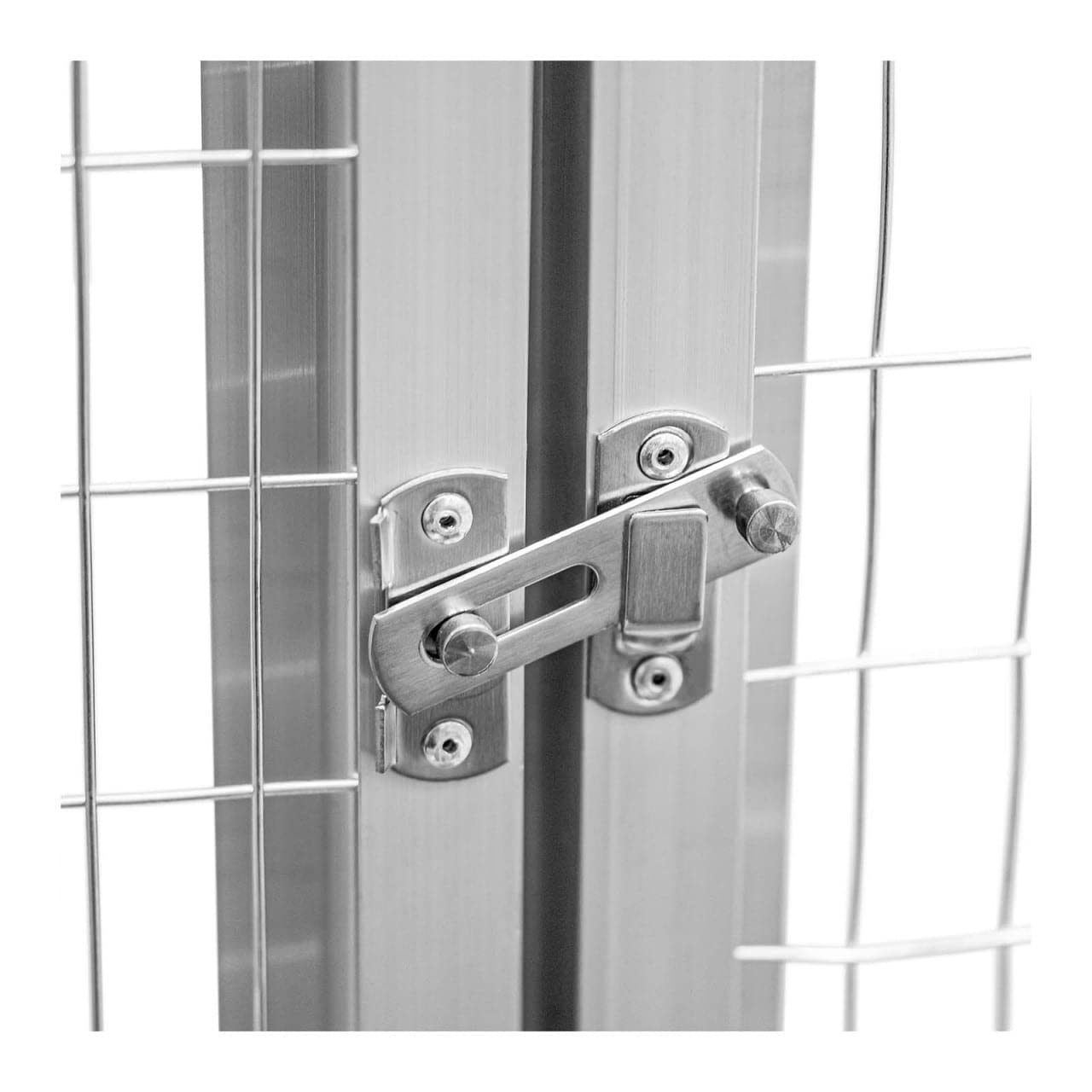 WIE-BC-200 Voliera da esterno Alluminio 122 x 178 x 195 cm voliera per uccelli gabbia per uccelli voliera per pappagalli -