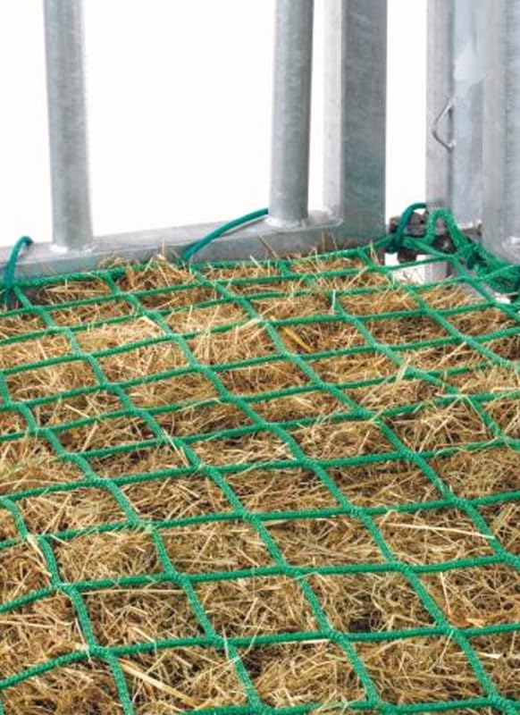 Futtersparnetz für Rund- und Quaderraufen, Maschenweite 45 x 45 mm, Robustes Material, Verschiedene Größen wählbar (360 x 360 cm)