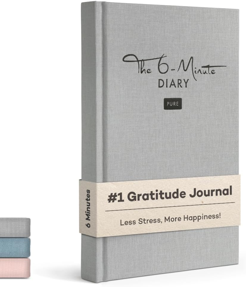 6-Minute Diary Pure – 3 Million User Gratitude Journal for Women w/ Prompts – Guided Self Care Journal Based on Positive Psychology – Daily Manifestation Journal for Self-Love & Mindfulness