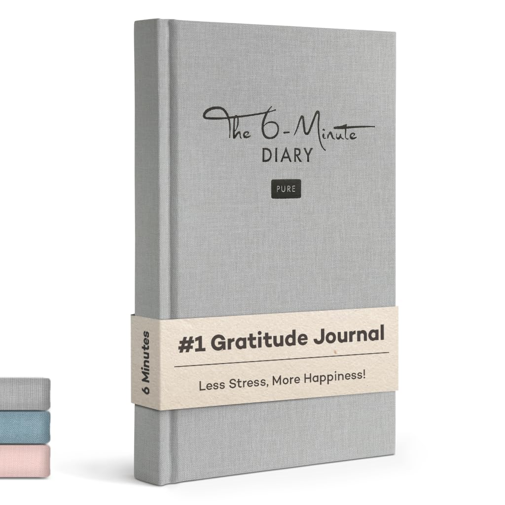 6-Minute Diary Pure – 3 Million User Gratitude Journal for Women w/ Prompts – Guided Self Care Journal Based on Positive Psychology – Daily
