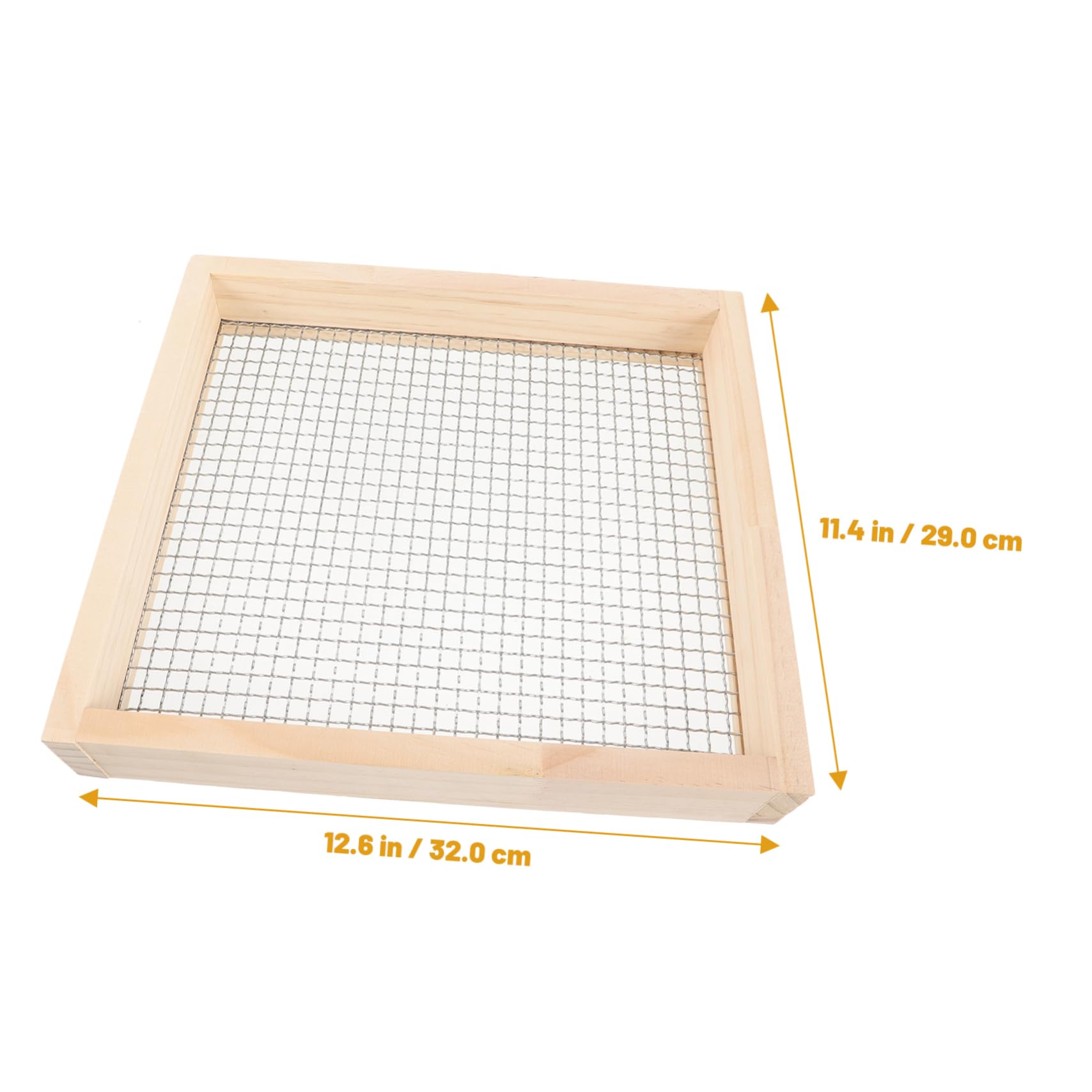 Toyvian Sieve pour Jardin Écran de Filtration Pratique pour Sol Graviers Outil de Jardinage Durable Multifonctionnel