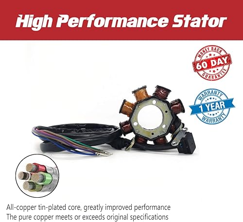 Miniatura 6 de Estator para Kawasaki Jet-Ski STS/750SS/750STX/Super Sport XI 1995 1996 1997 1998 21003-3733