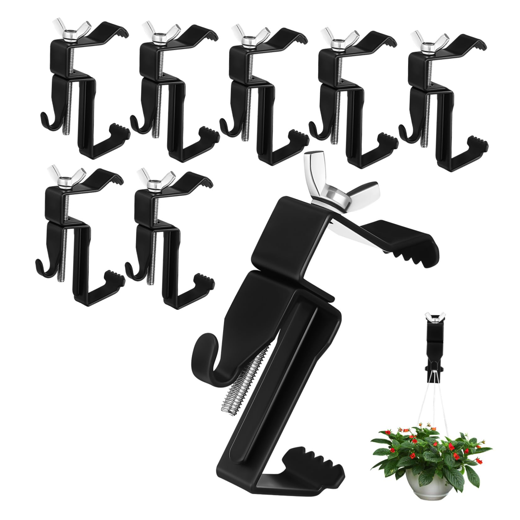 Clips de fixation muraux brique pour suspendre vos décors extérieurs