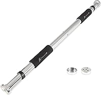 ProsourceFit Doorway Pull-Up Bar - Adjustable 24-39" Heavy-Duty Steel for Home Gym Pull-Ups, Chin-Ups, Dips