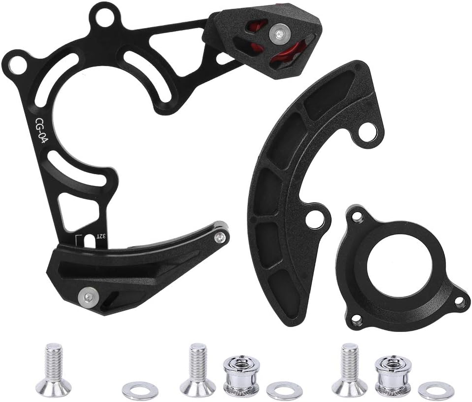 Mountain Bike Single Deck Crankset Chain Guide DH Soft Tail Chain Protector 32T-38T Frame Guard
