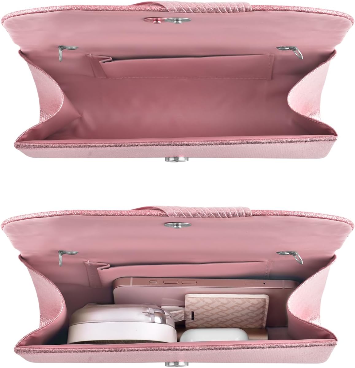 TINDTOP Clutch Purses for Women Evening Handbags for Formal Wedding Party Cocktail Prom Crossbody Shoulder Envelope Bag - Image 6