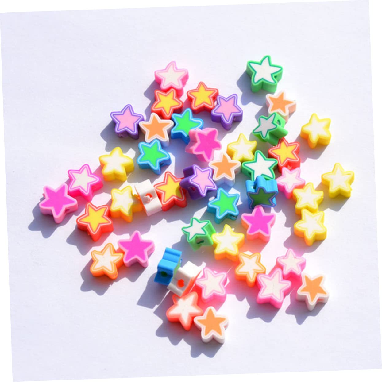 EXCEART 1000piezas Abalorios Sueltos De Para De Pulsera y Collar Accesorios De Joyería Arcilla Polimérica Perfectos Para Manualidades y Proyectos De