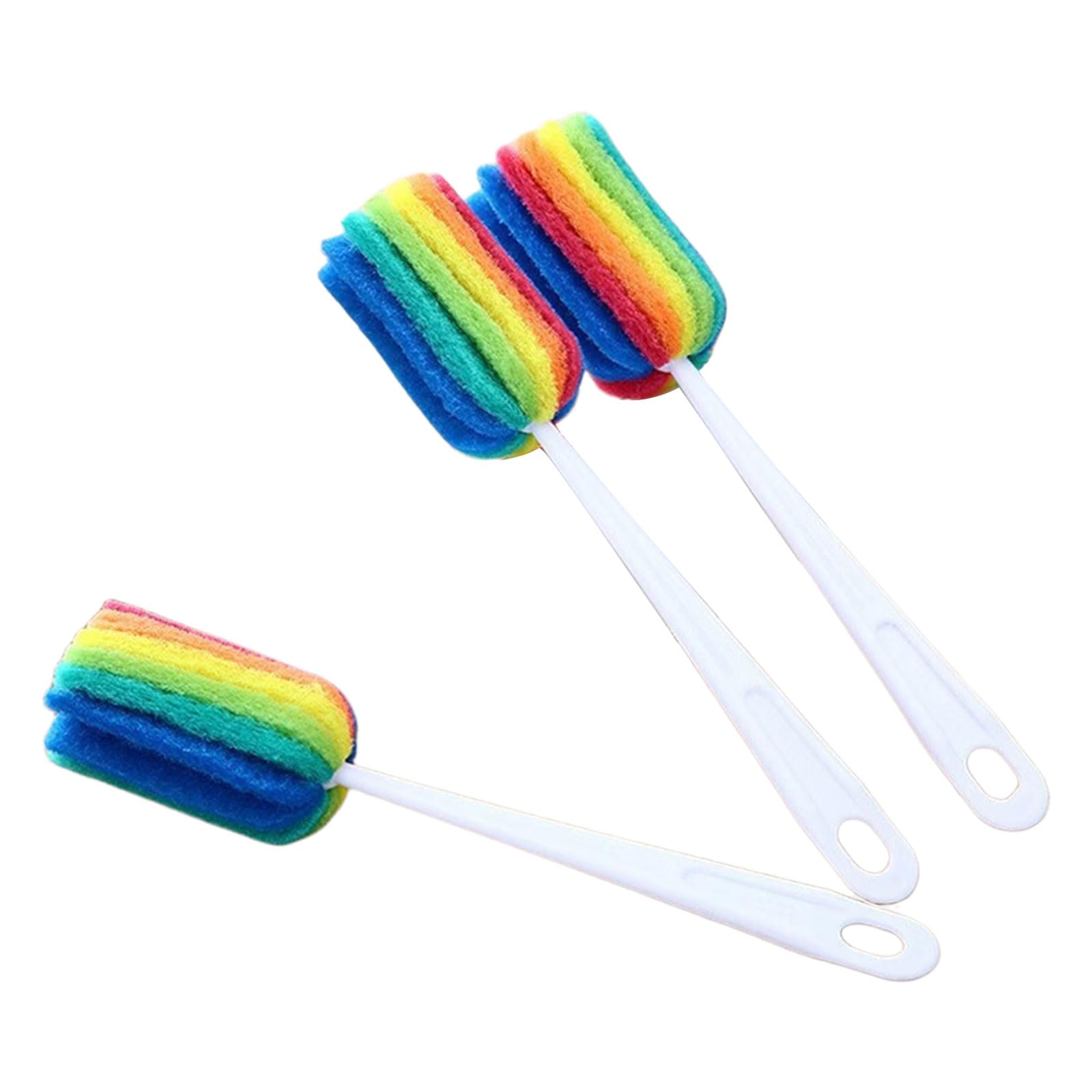 Sturdy Cleaning Sponge for Narrow Neck Bottles Wide Border Cups and Fragile Glassware Cup Cleaning Sponge