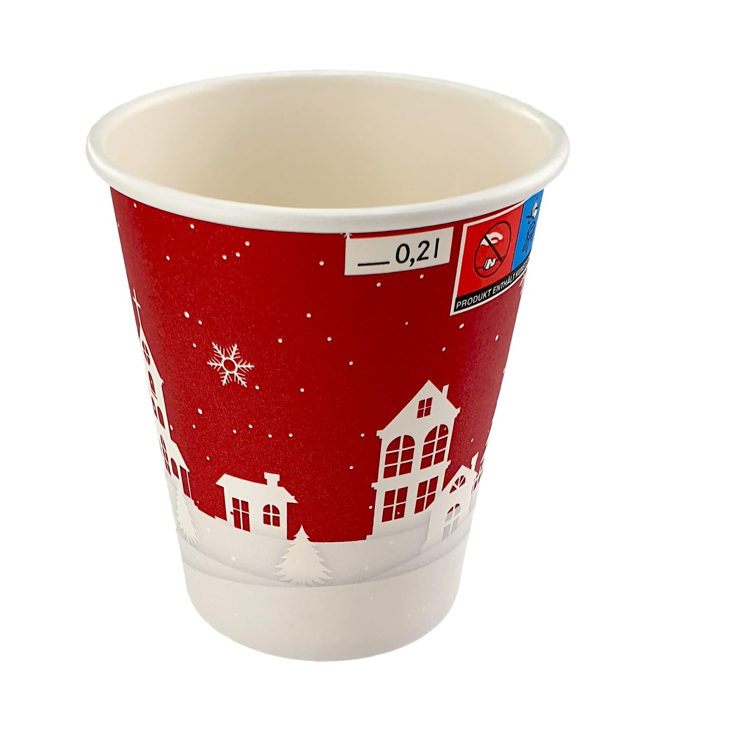 Glühweinbecher Wintermotiv 0,2l (1000)