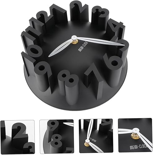 Miniatura 3 de Amosfun 3 uds. Relojes de pared para reloj de oficina Reloj de Pared Digital Reloj de pared Reloj de pared redondo Relojes digitales Relojes de