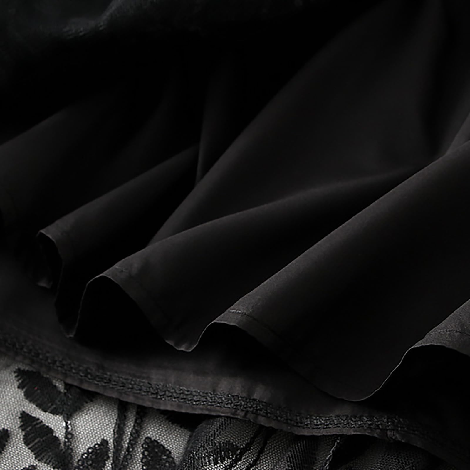 Jupe en tulle à volants pour femme - Multicouche - En maille - Ligne A - Pour un bal de fin d'année ou un mariage