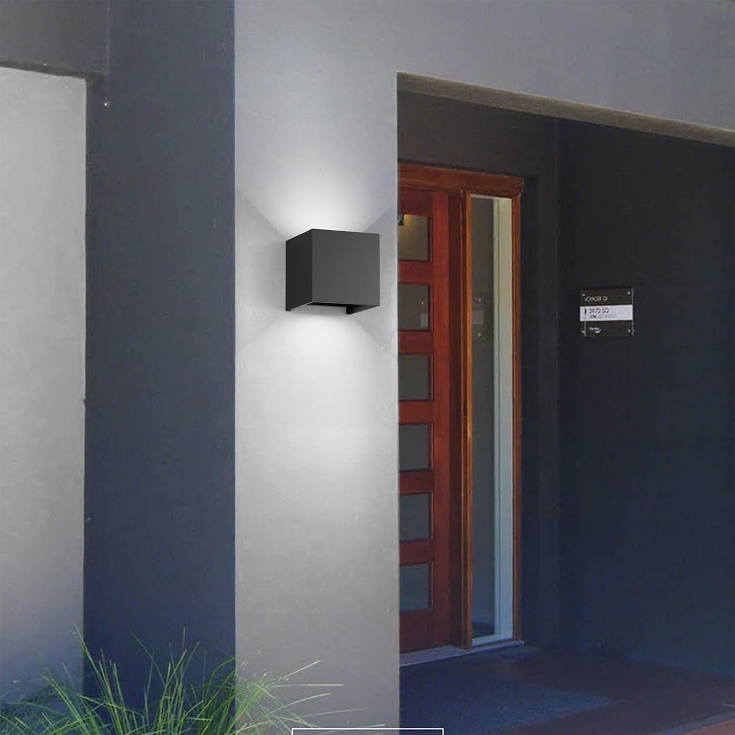Klighten LED Wall Lamp in an outdoor entrance setting