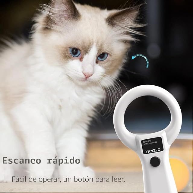 Foto 7 de 8 de Yanzeo AR180S escáner de microchip para mascotas USB recargable lector de microchip