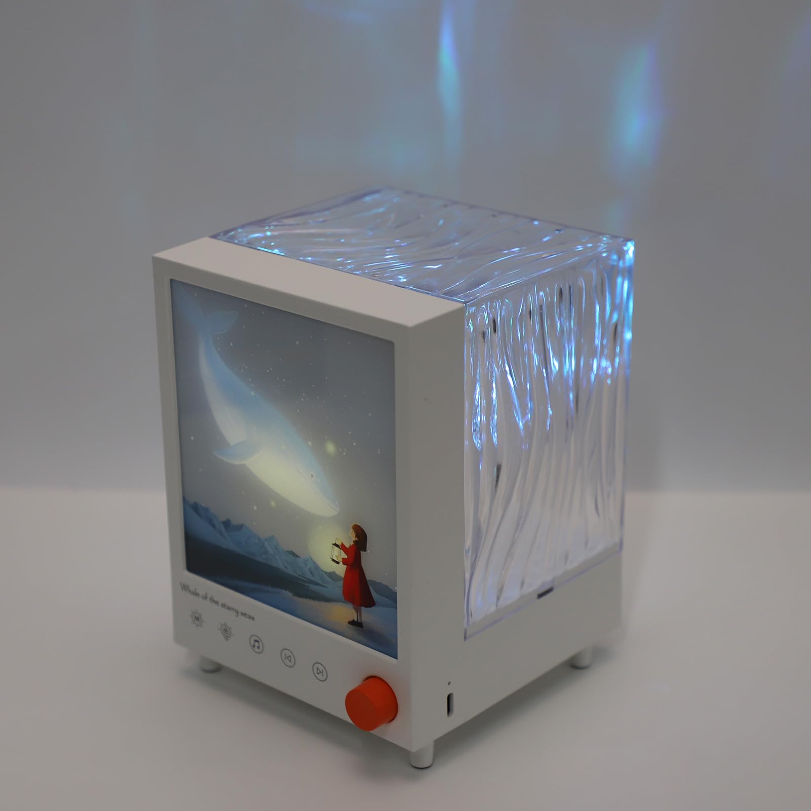 Proiettore per Luce Notturna 3 in 1, Macchina per Rumore Bianco in ABS PC con Altoparlante Bluetooth 5.3 per Sonno e Relax