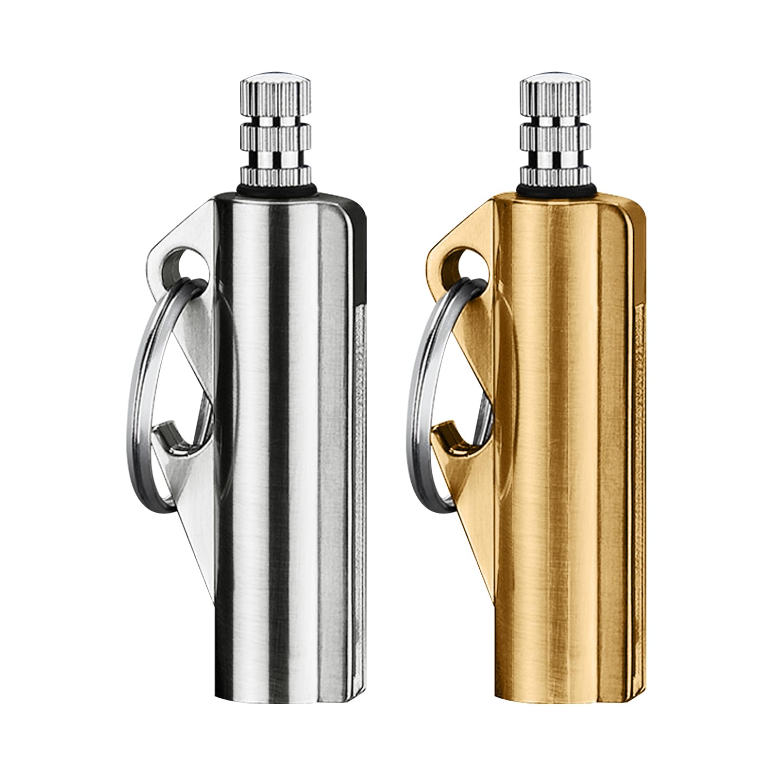 Uck-Kit Unisex Style9 2 Pack Permanent Match Infinity Lighter, Multitool Keychain Bottle Opener, Reusable Waterproof Windproof Matchstick, Forever Match For Outdoor Survival, Camping,Hiking,