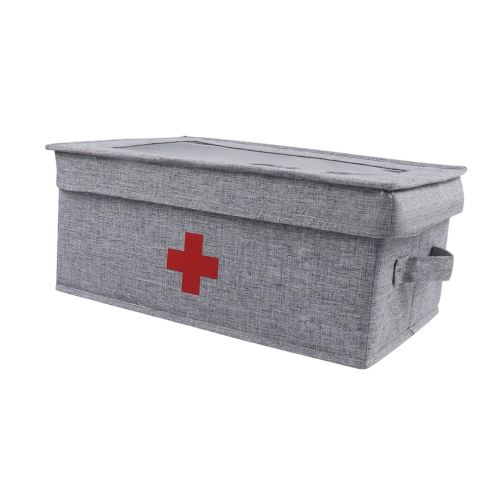Boîte de premiers soins transparente avec compartiments de rangement médical - 8