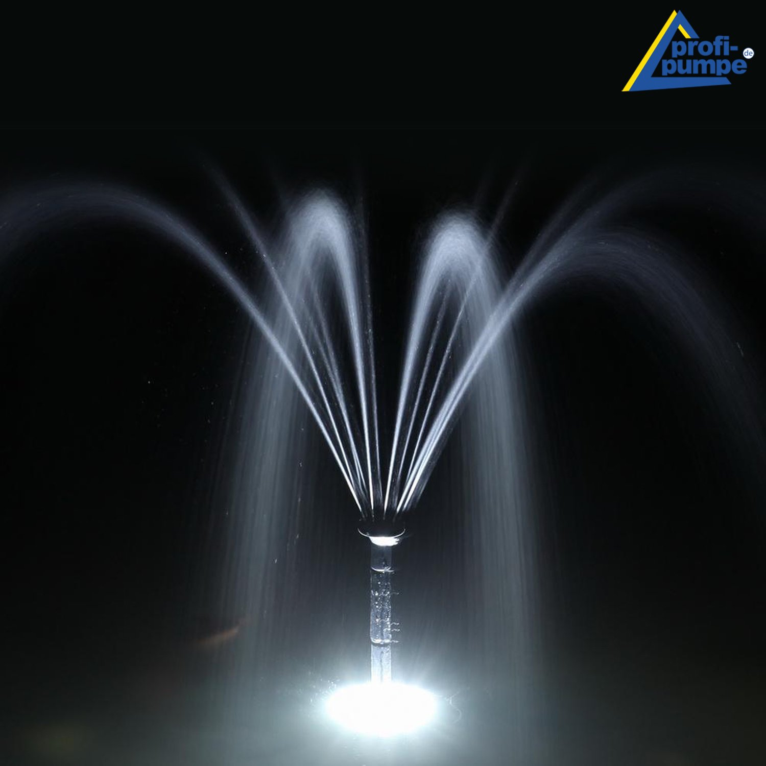 SOLAR STAGNO POMPA Oslo 300 Light-3 SET Solar-Pompa-Stagno 2,8 Watt con ACCU, max. 250L / h per laghetto da giardino 2-10qm, fontana solare, fontana a cascata con modalità batteria-automatica, luce LED, timer e funzione di memoria!