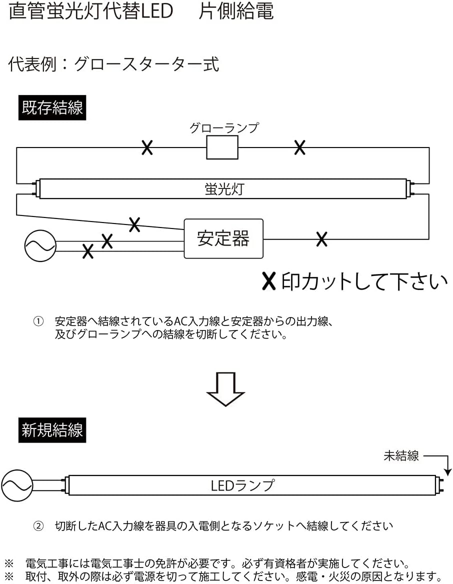 Amazon | COWELL 直管LEDランプ(LED蛍光灯) 40形 5000K 昼白色相当