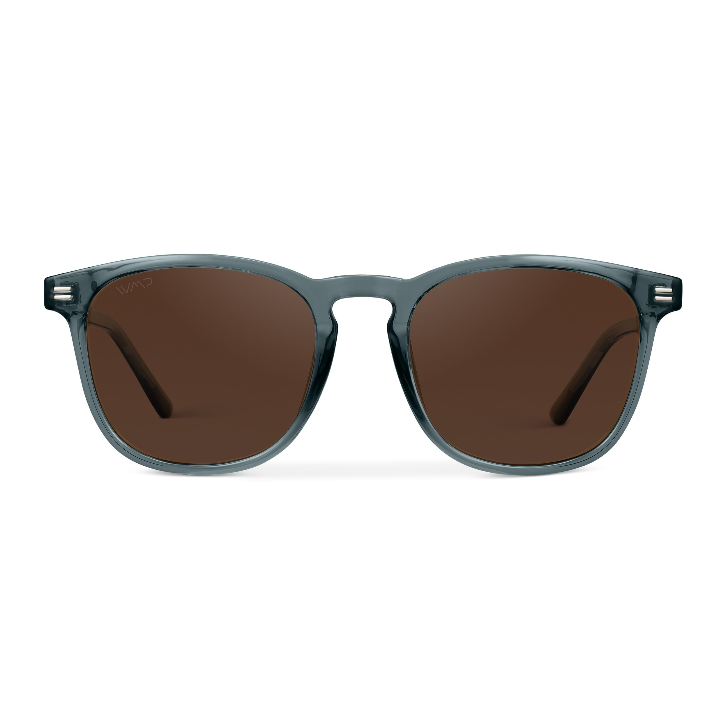 WearMe Pro WMP Eyewear - Occhiali da sole da uomo moderni, quadrati e arrotondati, polarizzati