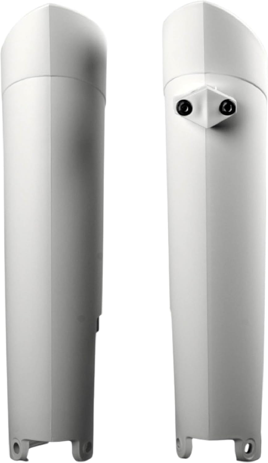 Polisport OEM Quality Fork Guards for Husqvarna TE/FE/TC/FC & KTM SX/XC/EXC Models -White-Durable, Impact-Resistant Replacement Plastic