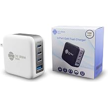 100W USB C Charger, Charger Block - Multiport GaN III Type C, Fast Charging for MacBook Pro, iPad, iPhone, Samsung - Designed in USA, Mac Charging Block - White