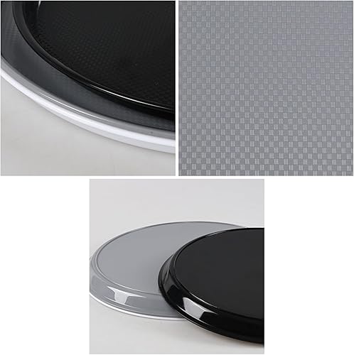 Miniatura 3 de Bandejas redondas de plástico para servir, bandejas redondas de comida rápida, 6 paquetes