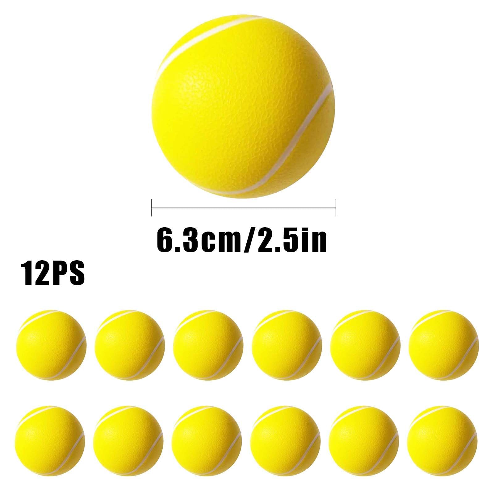 Pelotas Deportivas de Espuma 12 Piezas, Bolas Tenis Espuma Inflables