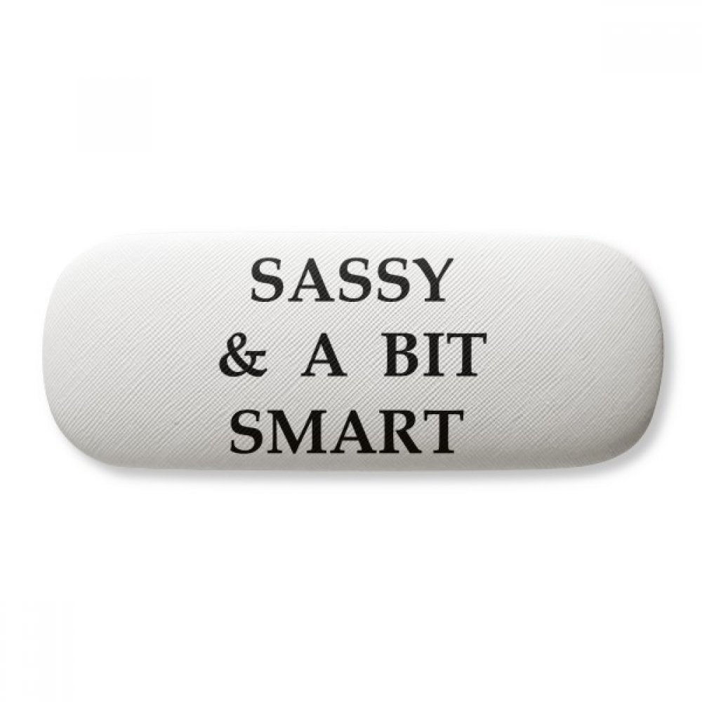 DIYthinkerClassy Sassy Bit Smart Assy Design Glasses Case Eyeglasses Hard Shell Storage Spectacle Box