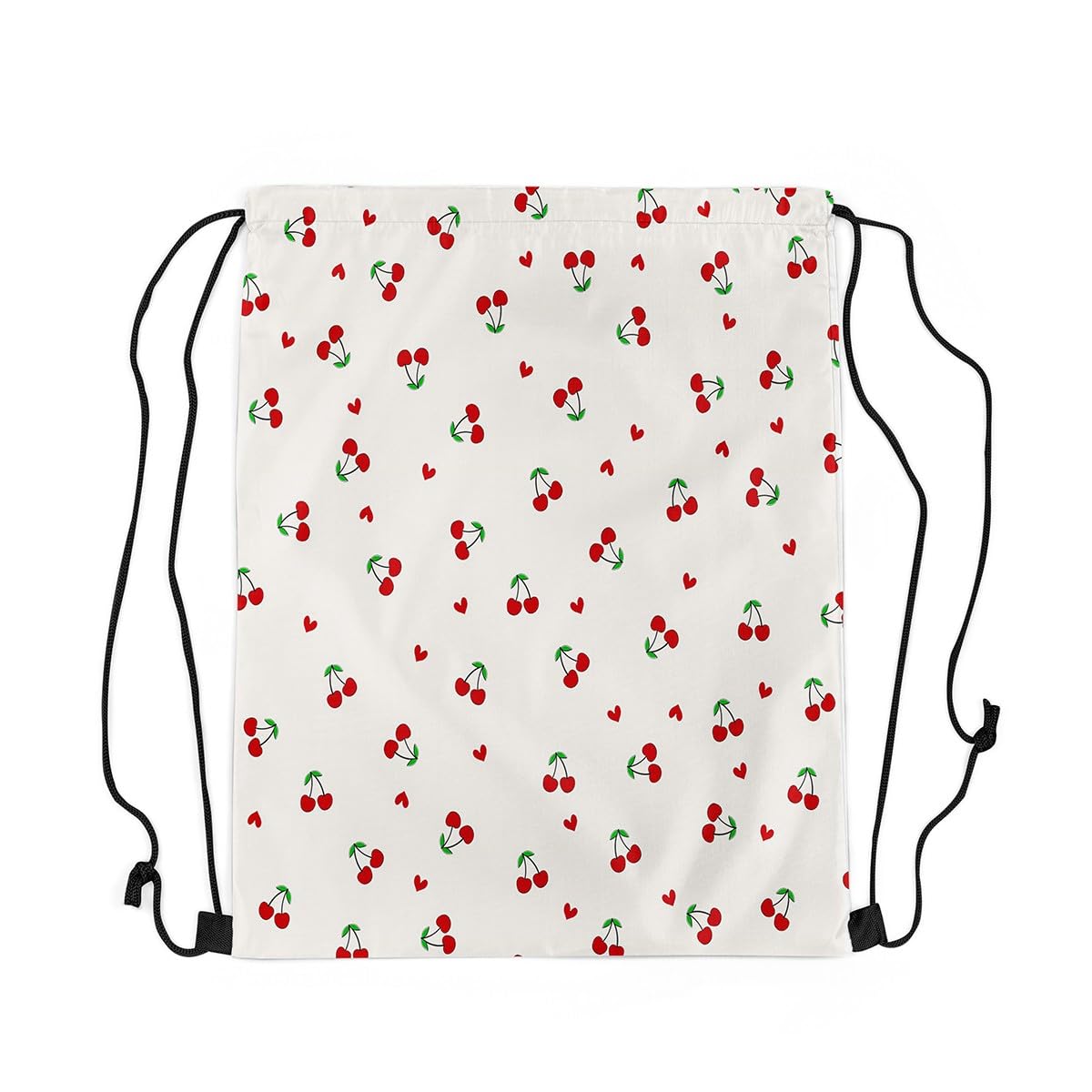 Feelyou Red Cherry Sports Drawstring Sackpack 13