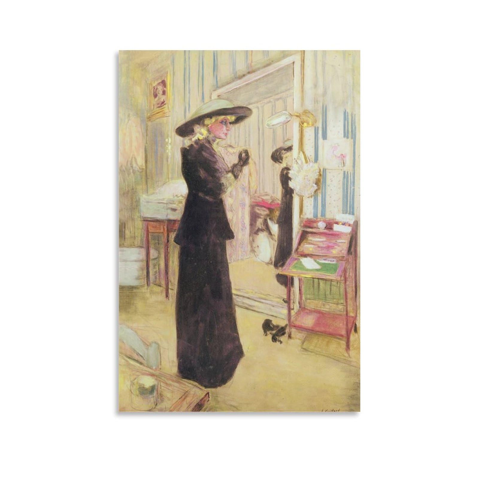 ZYYSTACharlotte Lyses by Edouard Vuillard Canvas Art Poster And Wall Art Picture Print Modern Family Bedroom Decor Posters Unframed 20x30inch25.0
