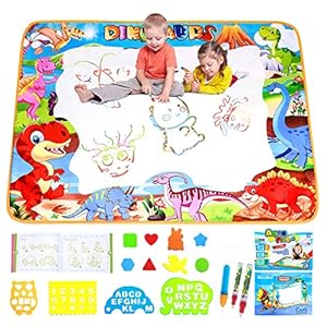 ALLCELE Wasser Doodle Matte Dinosaurier Spielzeug