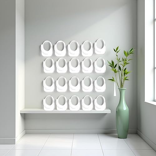 Miniatura 4 de 20 ganchos de pared adhesivos transparentes para colgar, pequeños ganchos adhesivos de plástico, ganchos adhesivos de acrílico transparente para