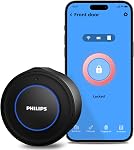 Philips Wi-Fi Smart Lock, transformez votre Deadbolt existant en une porte intelligente, intégrée WiFi, APP Télécommande, Entrée sans clé, Auto-Lock, Alarme multiple - Noir mat