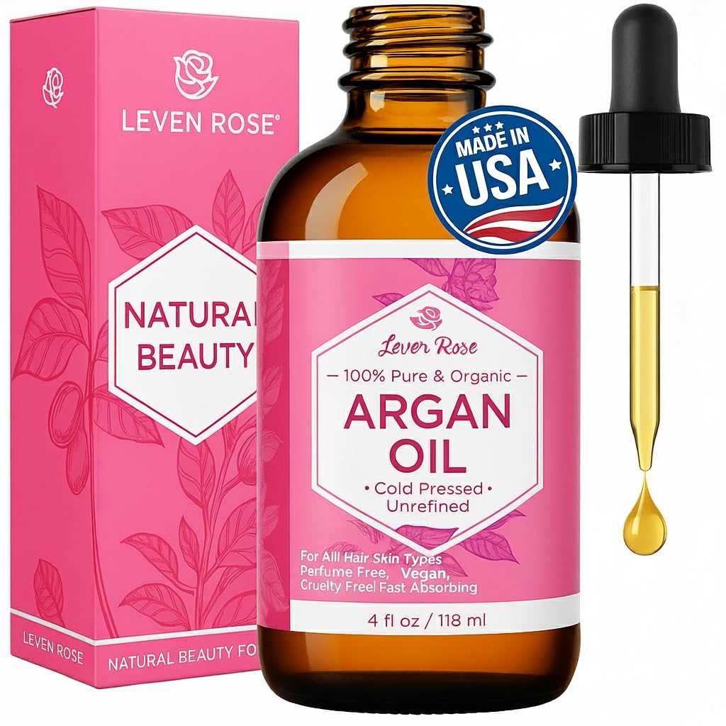Leven Rose Argan Oil, 4 Oz