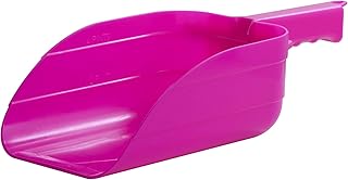 Little GiantÂ® Plastic Utility Scoop | Heavy Duty Durable Stackable Farm Scoop | 5 Pint | Ranchers, Homesteaders and Livestock Farmers | Hot Pink