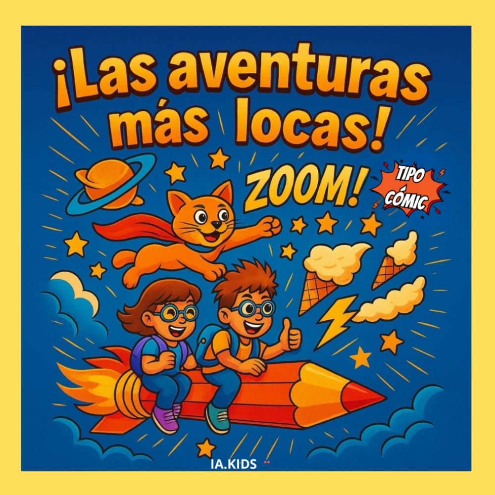Las Aventuras Más Locas.: Libro de cómic para colorear | 55 aventuras súper divertidas para niños 5 a 9 años.