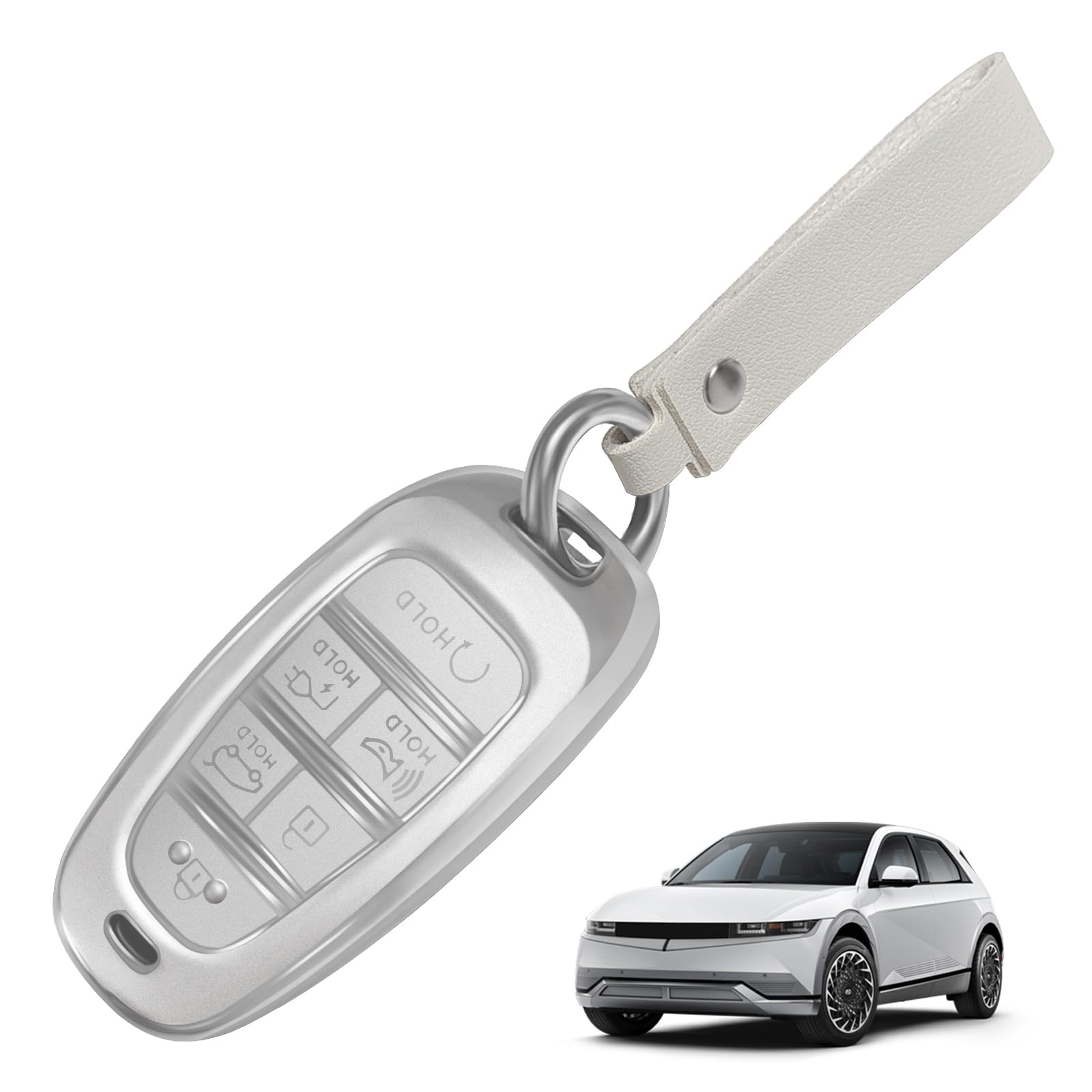 Amazon.com: BestEvMod Key Fob Cover Shells with Keychain All