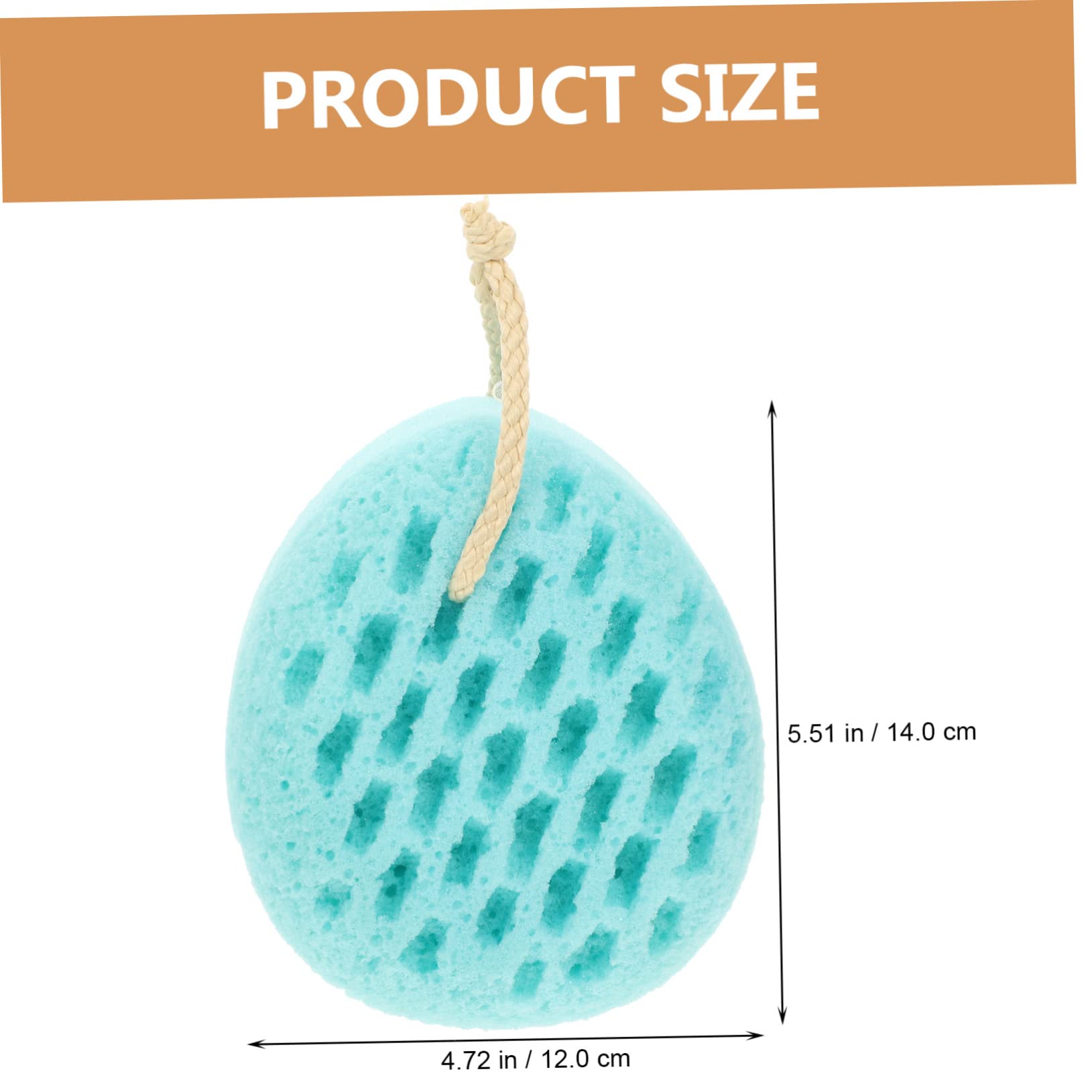Healeved 5pezzi Spugna Esfoliante Per Morbida e Riutilizzabile Scrubber Per Schiena Materiale Stabile Frutta Perfetta Per Pulizia Della e Ricca