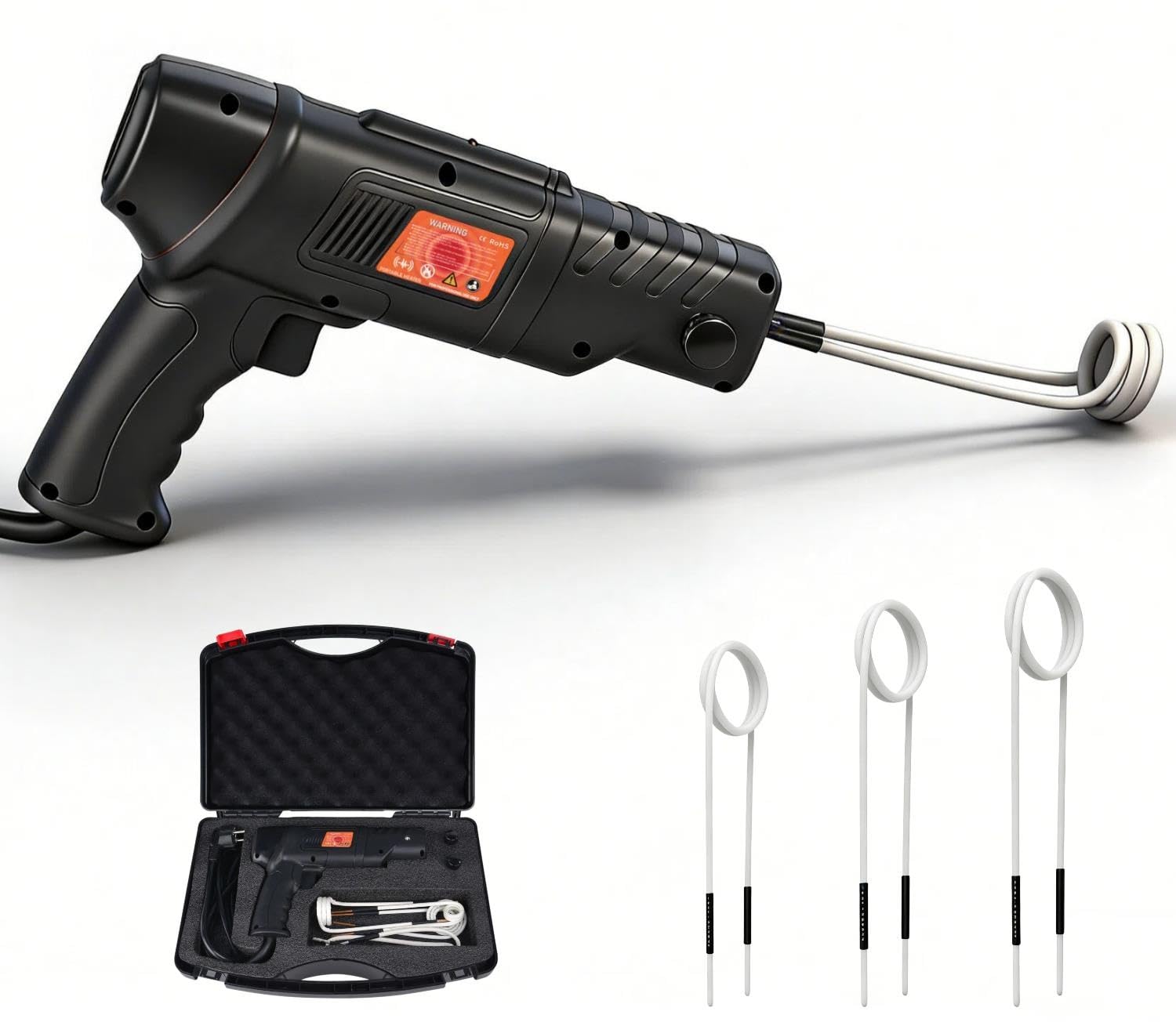 Kit di rimozione bulloni a induzione magnetica da 2500 W, con 4 bobine