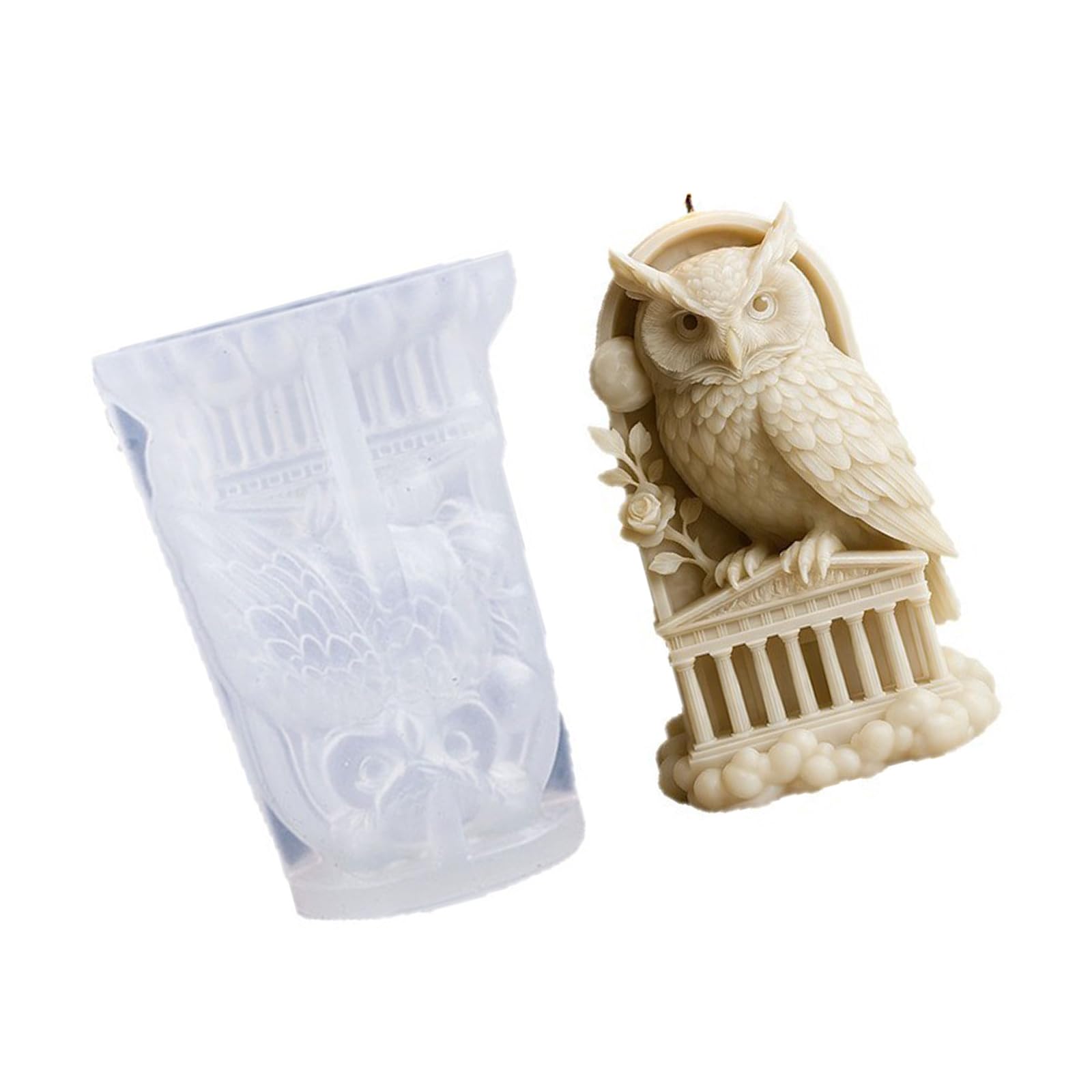 ZEPFJHE Sturdy Silicone Owl Soap Great for Enthusiasts and Creative Gift Making Creative Soap