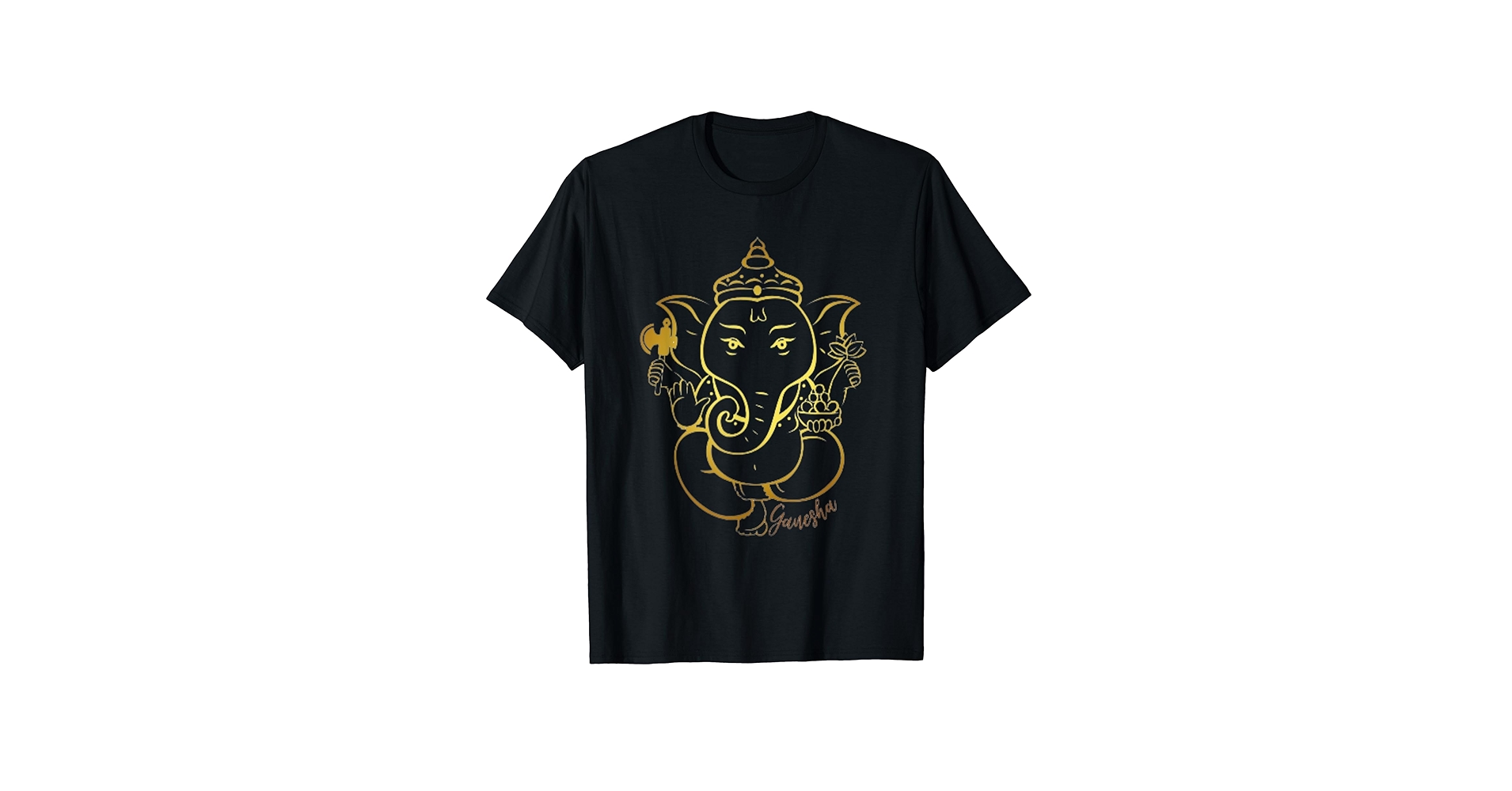 BRAHMAN GANESHA T-SHIRTS 黒 XL Amazon.com: Ganesha Design T-Shirt : Clothing, Shoes & Jewelry