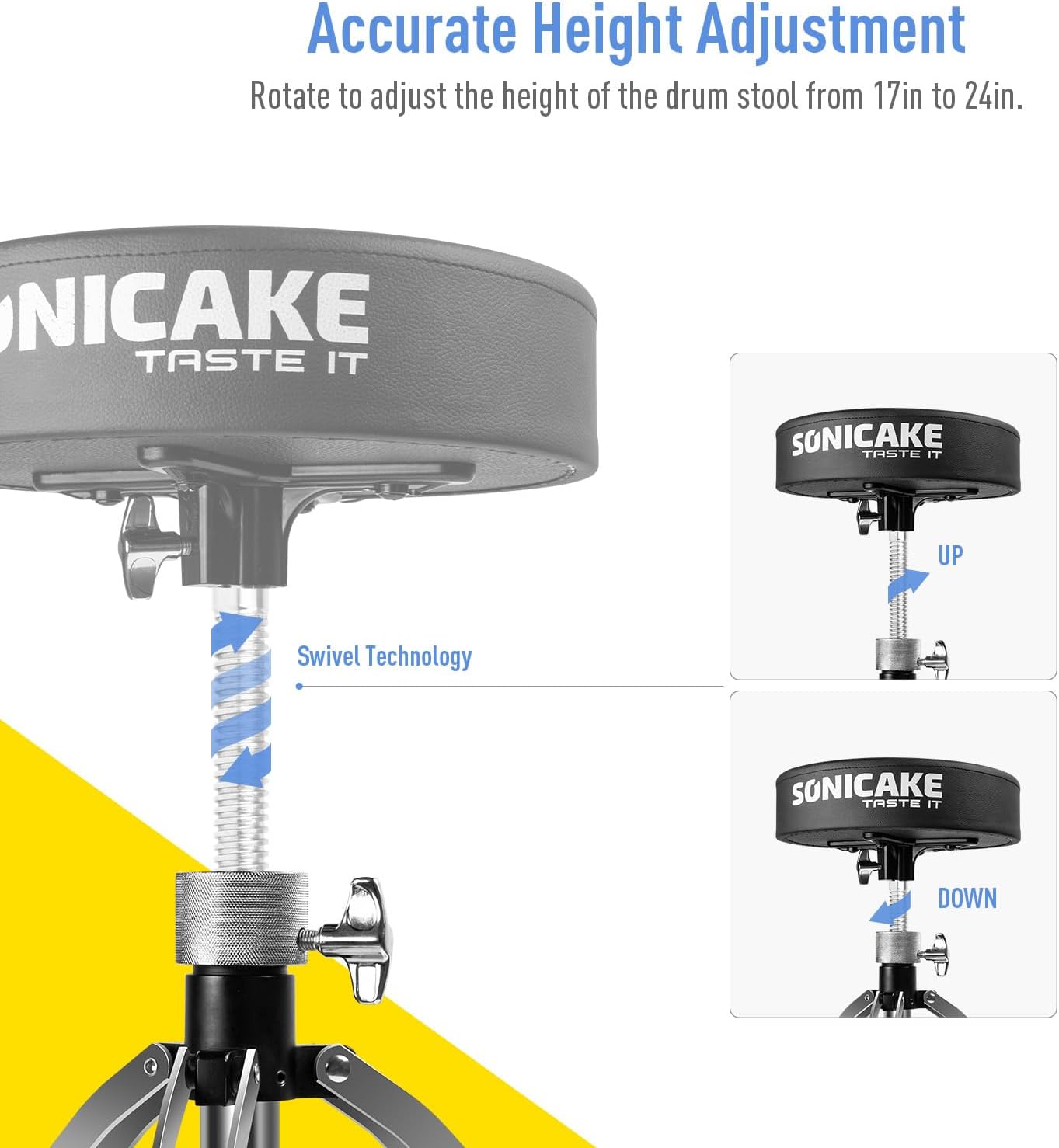 SONICAKE QDT Drum Throne Assembly Steps