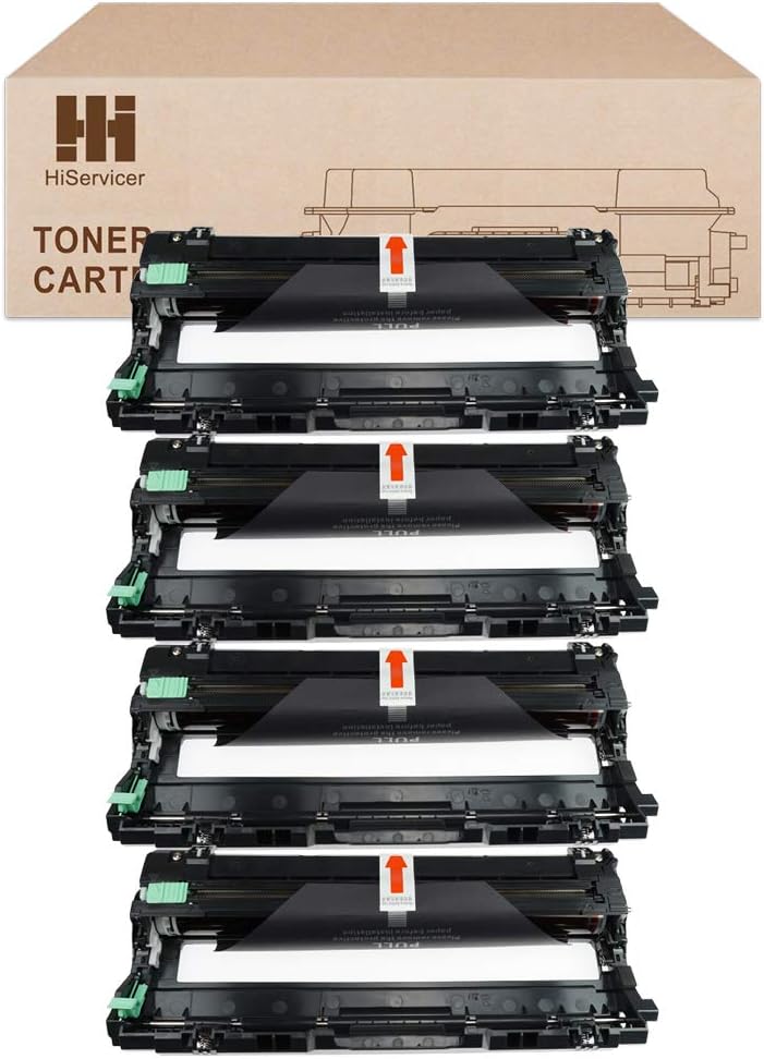 HiServicer 4 Pack DR221 Compatible Drum Replacement for