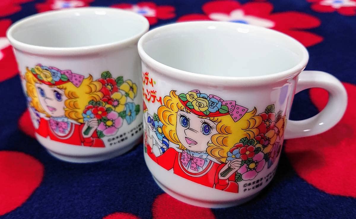 いがらしゆみこ　タイル他コップまとめ売り Amazon | キャンディ キャンディ マグカップ 2点セット 水木杏子