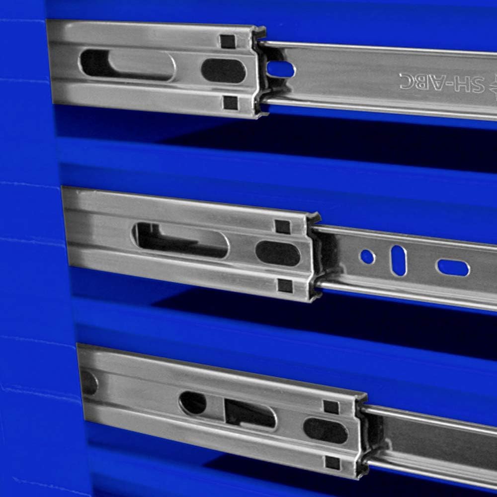 Homak H2PRO Series 36-Inch 8-Drawer Top Chest, Blue, BL02036081