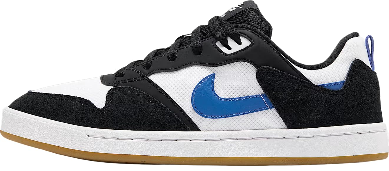 Nike Mens SB Alleyoop White Skateboarding Shoes - Image 1