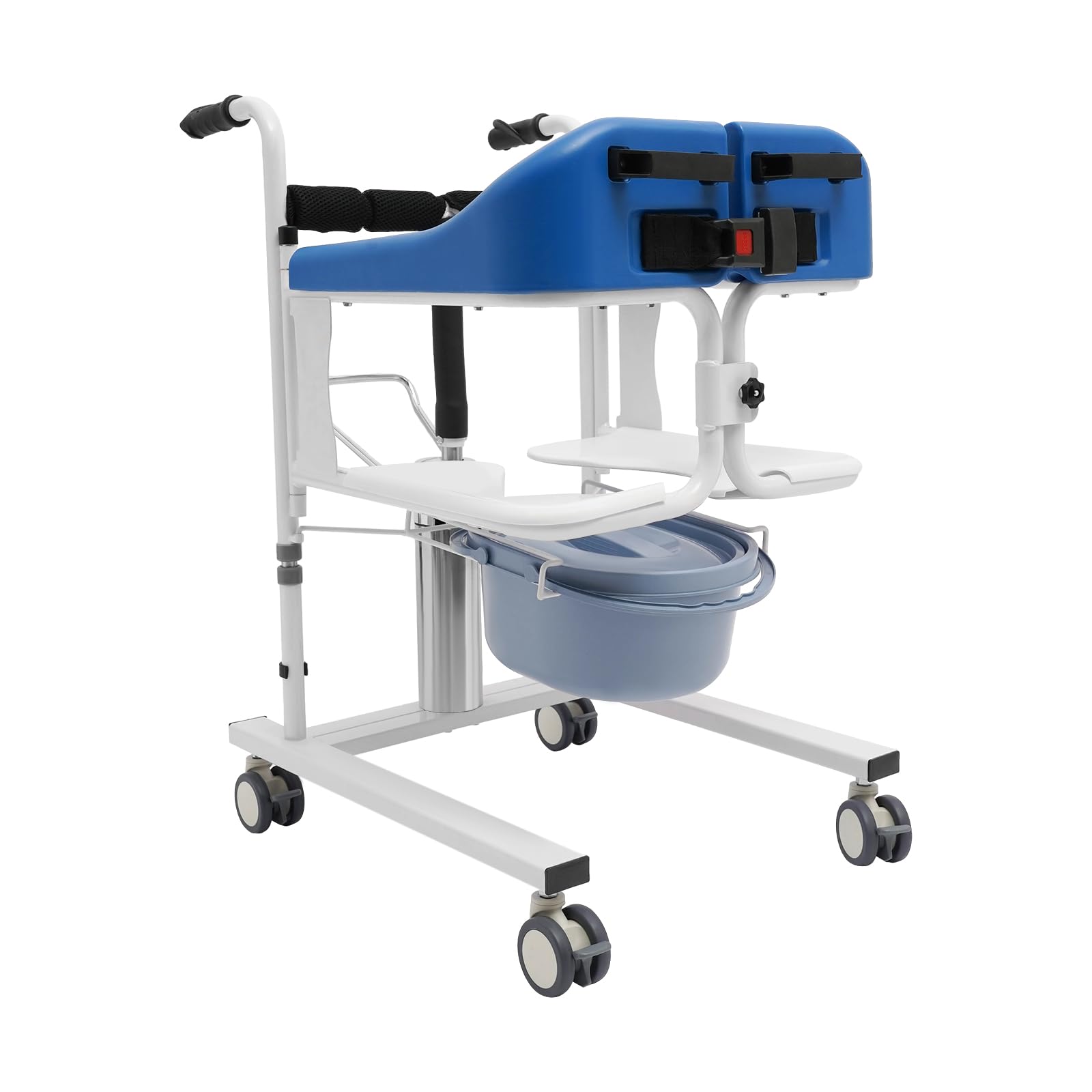 Siège ÉléVateur Hydraulique pour Patients - Fauteuil Roulant Hydraulique pour Patients - Chaise de Transfert de Patients - Chaise de Douche Portable -Convient Maisons Maisons Infirmiers HôPitaux