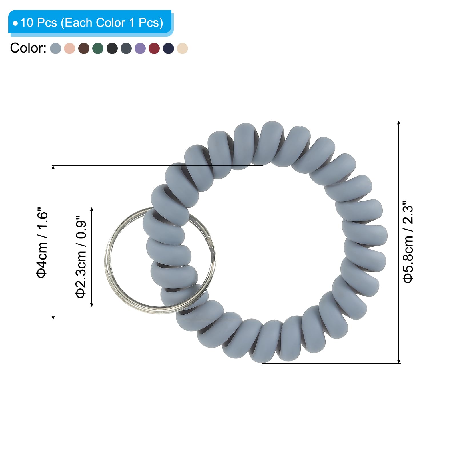 PATIKIL Wrist Coil Key Chain - Image 2